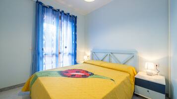 3 habitaciones y ropa de cama