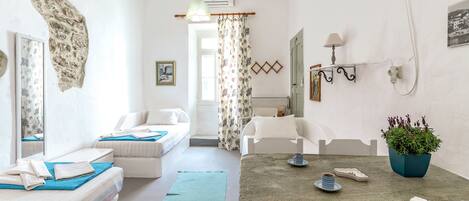 1 habitación, tabla de planchar con plancha, wifi gratis y ropa de cama
