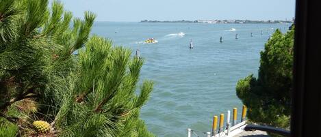 Blick von der Unterkunft