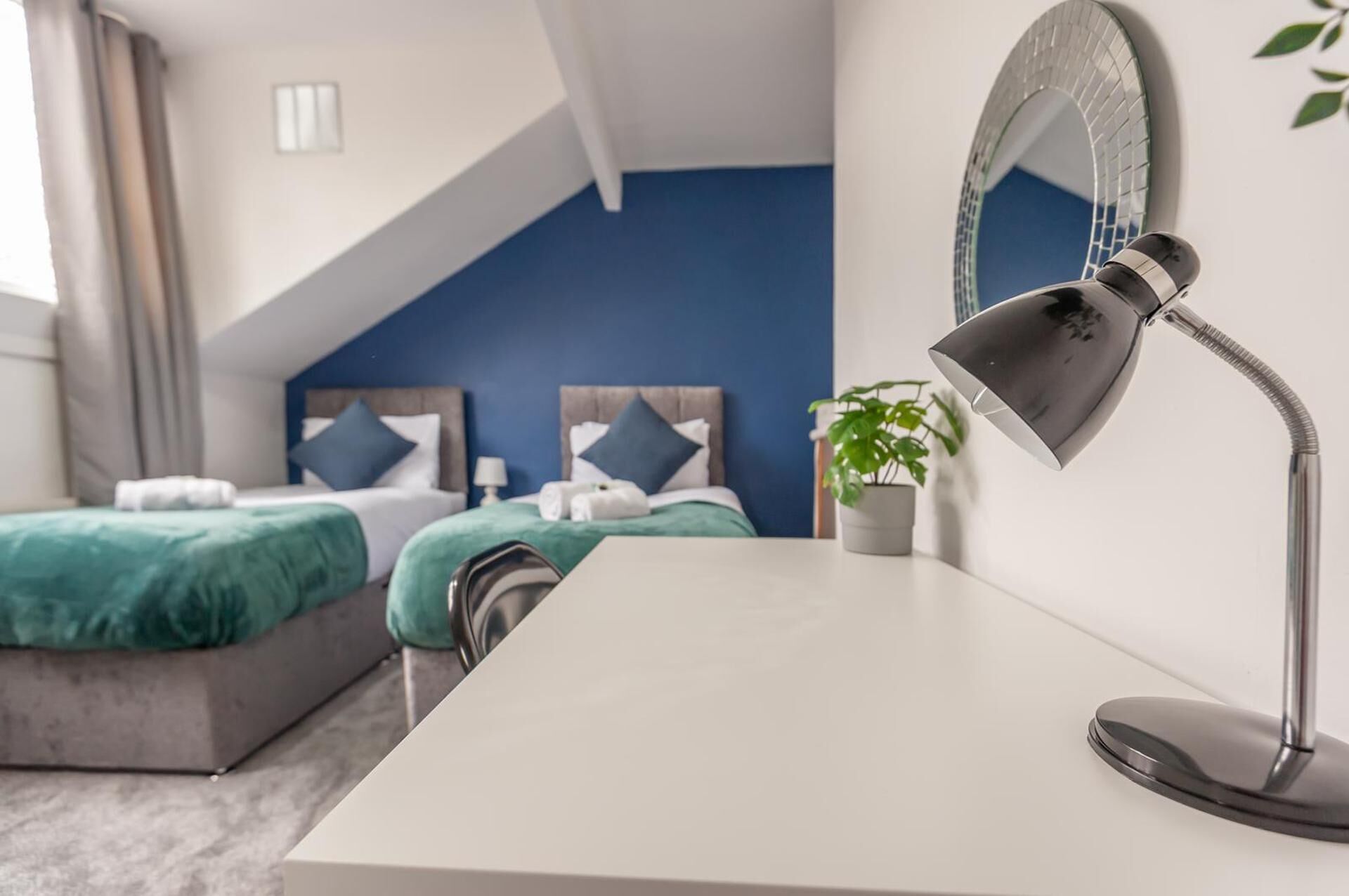 4 bedrooms, iron/ironing board, free WiFi, bed sheets