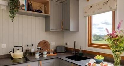 Acorn - Magnificent Shepherds Hut, hot tub & Dorset views