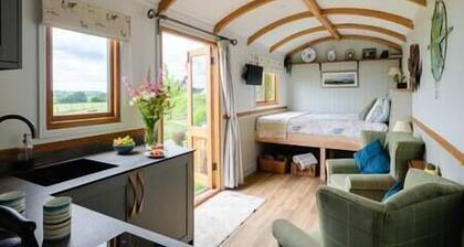 Acorn - Magnificent Shepherds Hut, hot tub & Dorset views