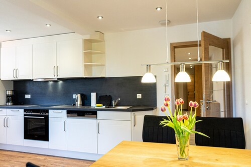 Die Ferienwohnung Himmeleck für bis zu 4 Personen mit Einem Offenen Wohnbereich,