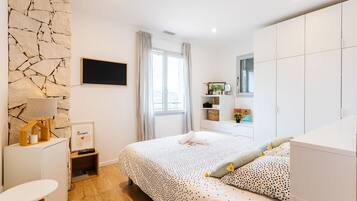 4 dormitorios, tabla de planchar con plancha, wifi gratis y ropa de cama