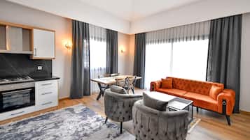 Departamento Deluxe | Área de sala de estar