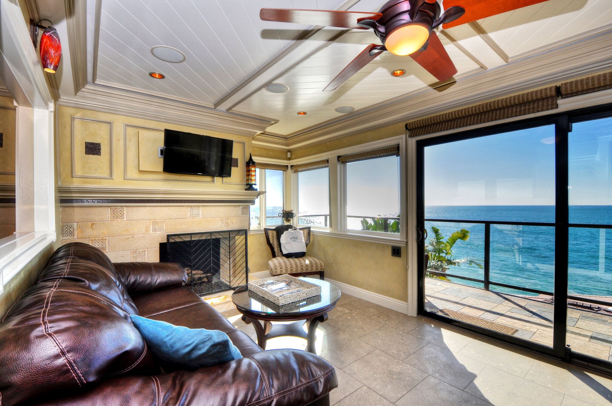 精品别墅, 1 张大床和 1 张沙发床, 阳台, 海洋景观 | 1 多间卧室、笔记本电脑工作区、熨斗/熨衣板、免费 WiFi