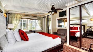 Premier Villa, 1 Queen Bed with Sofa bed, Balcony, Ocean View | 1 bedroom, laptop workspace, iron/ironing board, free WiFi