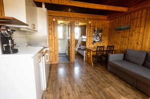 Standard-mökki | Kylpyhuone | Pyyhkeet