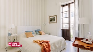 2 室のベッドルーム、アイロン / アイロン台、WiFi (無料)、ベッドシーツ