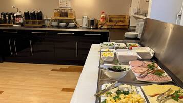 Daily buffet breakfast (EUR 15 per person)