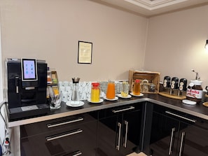 Daily buffet breakfast (EUR 15 per person)