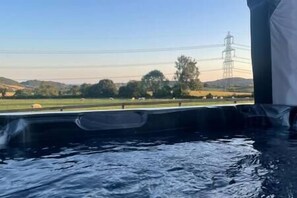Pool - Ash Lodge - Exclusive Lodge with Hot Tub and stunning views (Bridport)