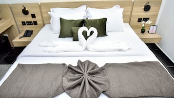 Deluxe-Studio | 3 Schlafzimmer, Zimmersafe, individuell eingerichtet, Schreibtisch