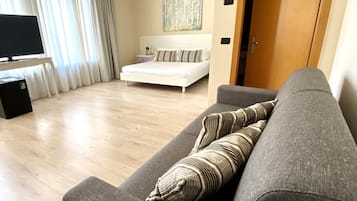 Junior kamer | Hypoallergeen beddengoed, donsdekens, een minibar, een kluis op de kamer