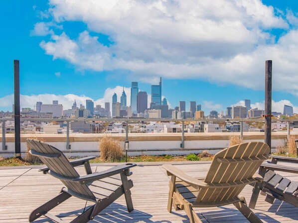 Terrasse sur le toit