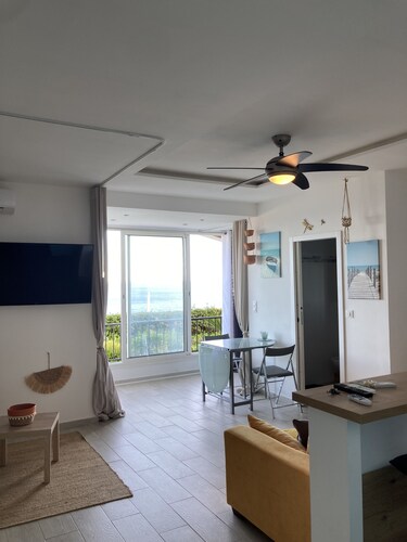 40M2 PANORAMIC SEA VIEW GARDEN LEVEL AIR-CONDITIONED