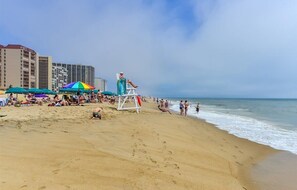On the beach