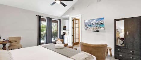 1 bedroom, iron/ironing board, free WiFi, bed sheets