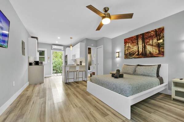 1 sovrum, strykjärn/strykbräda, gratis wi-fi och sängkläder