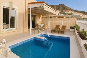 Outdoor pool - SeaView Villa - Private Pool, A/C, Home Office Ready (Tenerife,)