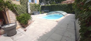 Indoor pool, outdoor pool