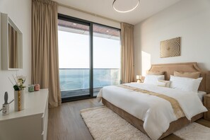 1 bedroom, WiFi, bed sheets - EXCLUSIVE, 1BR BEACH APARTMENT (Sharjah)