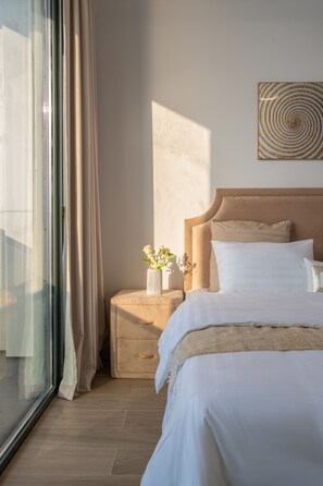 1 bedroom, WiFi, bed sheets - EXCLUSIVE, 1BR BEACH APARTMENT (Sharjah)