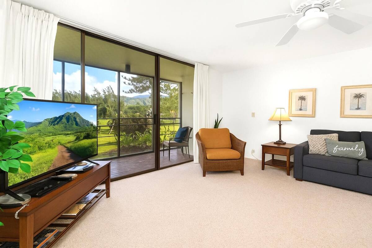 Appartement (1 Bedroom) | Woonruimte | Televisie