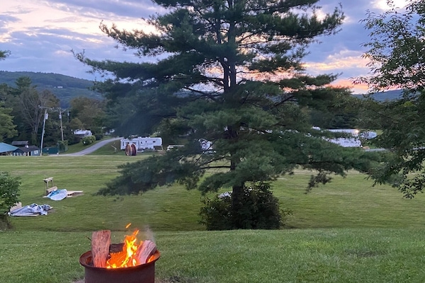 View outside of the cabin