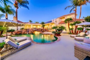 Una piscina riscaldata