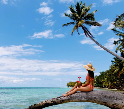 La villa Boraha Large luxury villa with swimming pool on the first line.