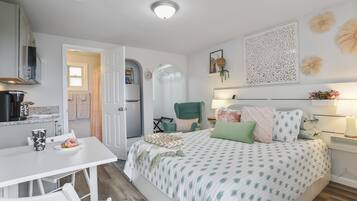 Premium bedding, memory-foam beds, individually decorated