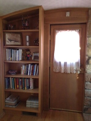 Interior - Private Villa with 3 Vintage Santa Fe Cabooses (Cerrillos)