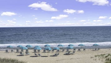 Vlak bij het strand