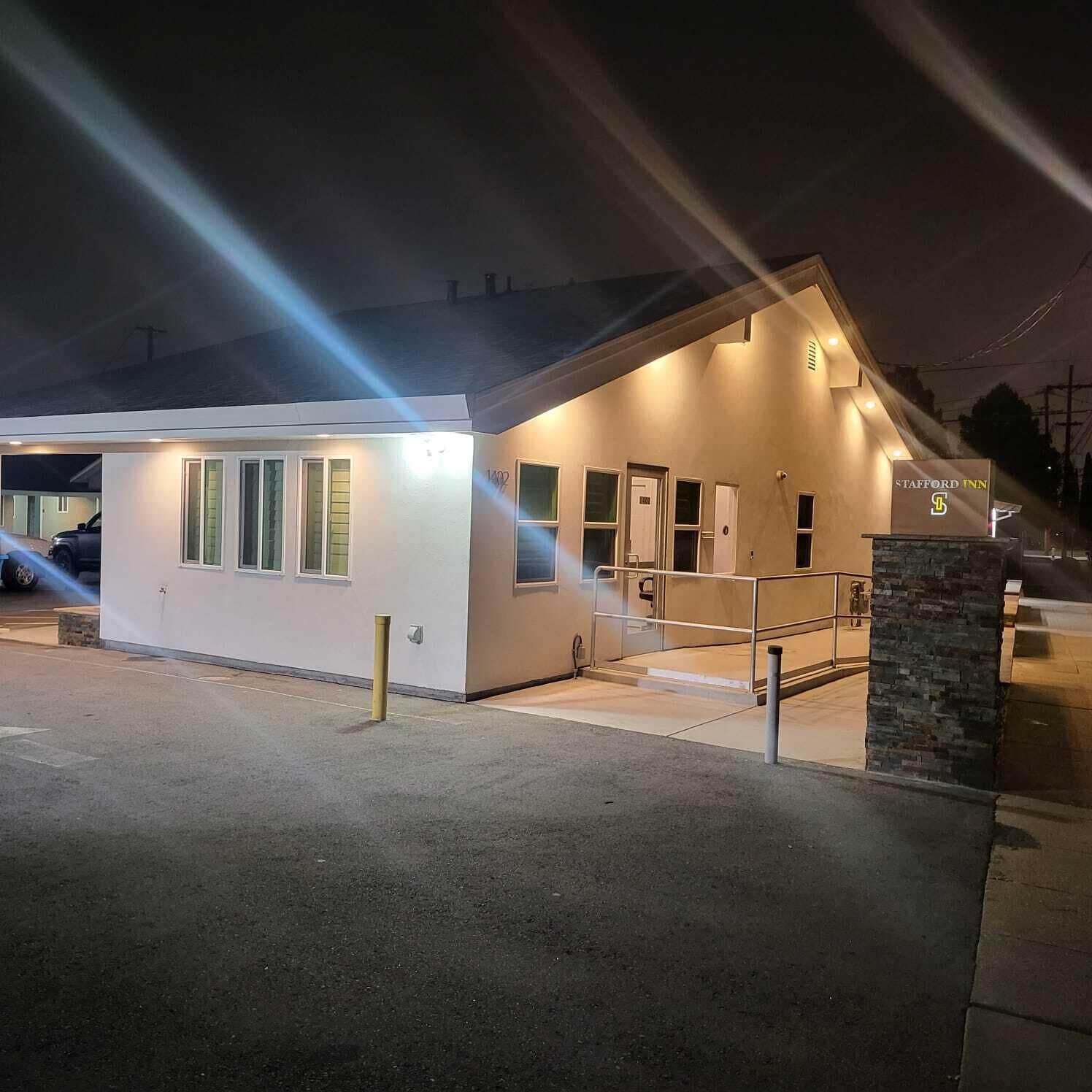 Fachada de la propiedad