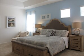 6 bedrooms, iron/ironing board, travel cot, free WiFi