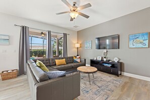 Smart TV, foosball, offices