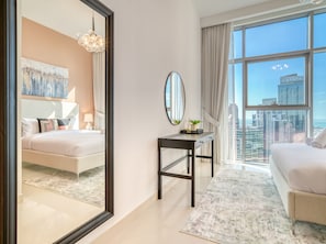 2 bedrooms, in-room safe, iron/ironing board, free WiFi