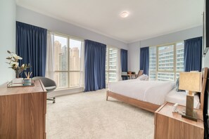 2 chambres, coffre-fort, accès au Wi-Fi (inclus), literie fournie