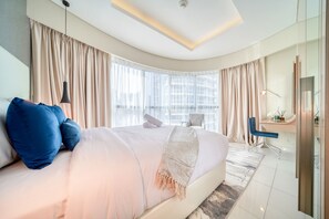 3 soverom, safe på rommet, strykejern/-brett og wi-fi (inkludert)