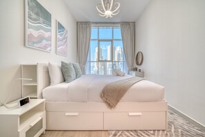 1 soverom, strykejern/-brett, wi-fi (inkludert) og sengetøy