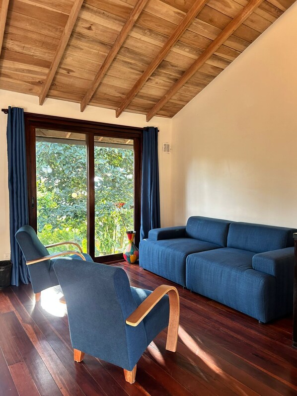 Premium Apartment, 1 Queen Bed | Living area