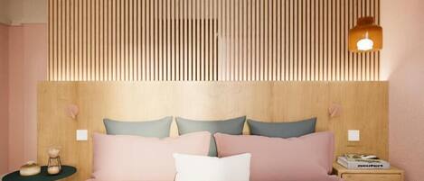 Studiosvit Junior - 1 queensize-säng med bäddsoffa - havsutsikt | Värdeförvaringsskåp på rummet, strykjärn/strykbräda och gratis wi-fi