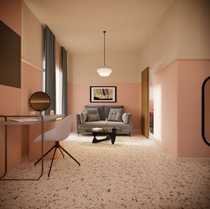 Junior Studio Suite, 1 Queen Bed with Sofa bed, Sea View