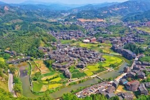Aerial view - Dongzhai Xiangfeng Inn (Sanjiang)
