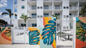 Overnatningsstedets facade