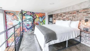 1 slaapkamer, een strijkplank/strijkijzer, wifi, beddengoed