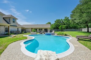 屋外プール、温水プール