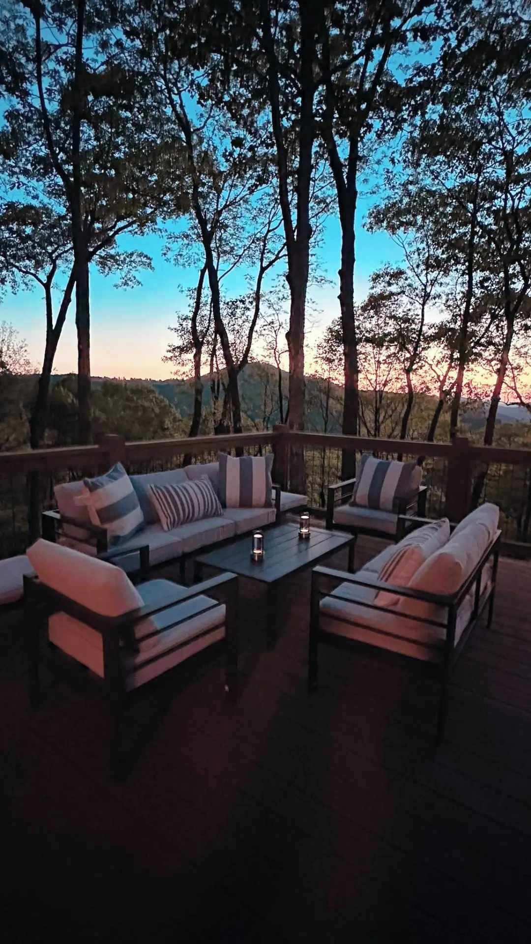 Back Porch at Sunset