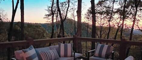 Back Porch at Sunset